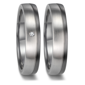 Eksklusive Vielsesringe Tantal Mystic Love 52701