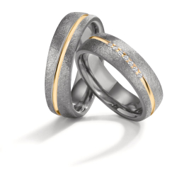 Eksklusive Vielsesringe Tantal Mystic Love 52702