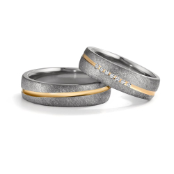 Eksklusive Vielsesringe Tantal Mystic Love 52702