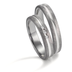 Eksklusive Vielsesringe Tantal Mystic Love 52713