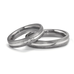 Eksklusive Vielsesringe Tantal Mystic Love 52713