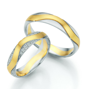 Eksklusive Vielsesringe Honeymoon 66-74090