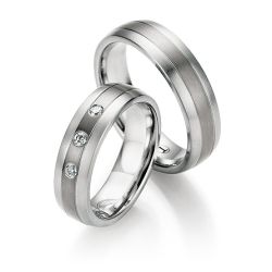 Vielsesringe Titanium og Rustfri Stl 68-06030