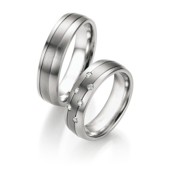 Vielsesringe Titanium og Rustfri Stl 68-06040