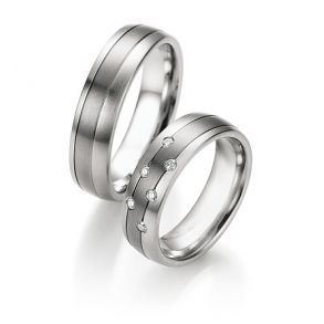 Vielsesringe Titanium og Rustfri Stl 68-06040