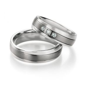 Vielsesringe Titanium og Rustfri Stl 68-06050