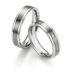 Vielsesringe Titanium og Rustfri Stl 68-06070