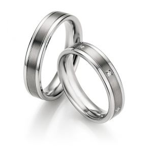 Vielsesringe Titanium og Rustfri Stl 68-06070