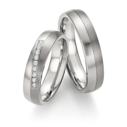 Vielsesringe Titanium og Rustfri Stl 68-06110