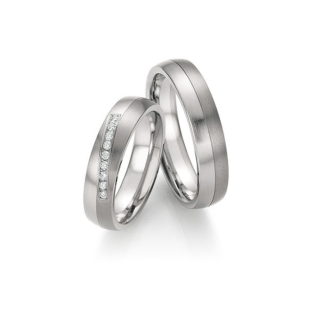 Vielsesringe Titanium og Rustfri Stl 06110