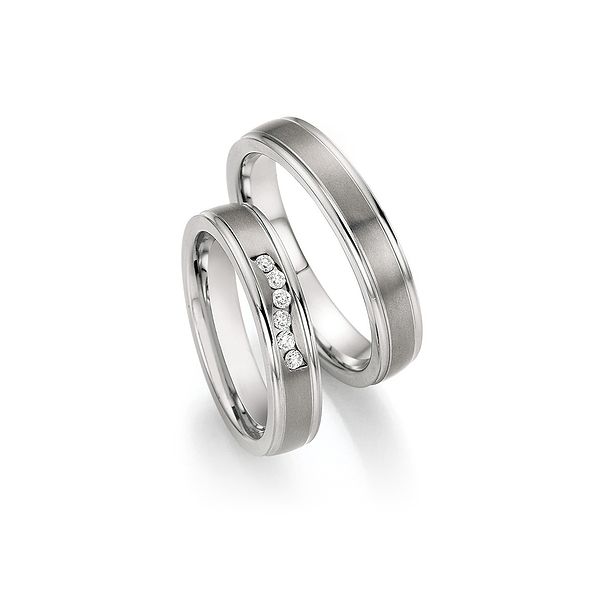 Vielsesringe Titanium og Rustfri Stl 06130