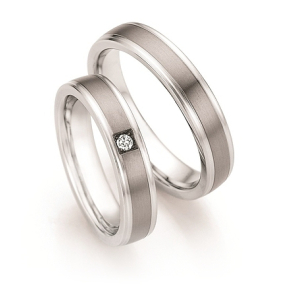 Vielsesringe Titanium og Rustfri Stl 68-20070