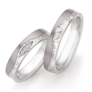 Eksklusive Vielsesringe Titanium og Rustfri stl 68-30030