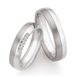 Eksklusive Vielsesringe Titanium og Rustfri stl 68-30050