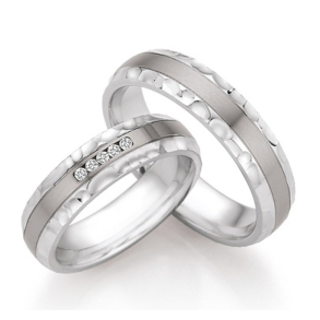 Eksklusive Vielsesringe Titanium og Rustfri stl 68-30070