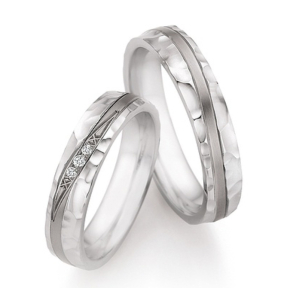 Eksklusive Vielsesringe Titanium og Rustfri stl 68-30090