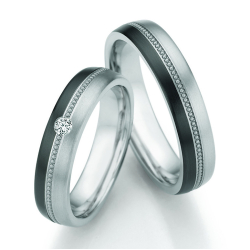 Eksklusive Vielsesringe Titanium og Zirconium 10060