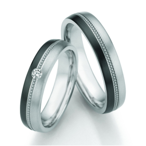 Eksklusive Vielsesringe Titanium og Zirconium 10060