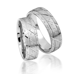 Vielsesringe Slv M08