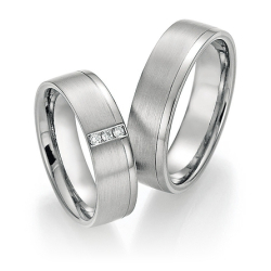 Eksklusive Vielsesringe - Platin Love 10010