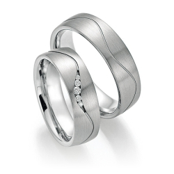 Eksklusive Vielsesringe - Platin Love 10030
