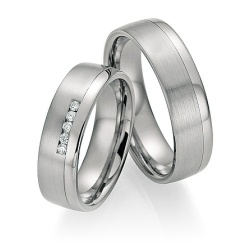 Eksklusive Vielsesringe - Platin Love 10050