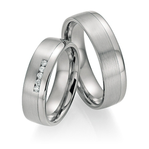 Eksklusive Vielsesringe - Platin Love 10050