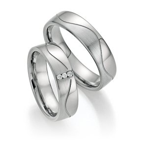 Eksklusive Vielsesringe - Platin Love 10090