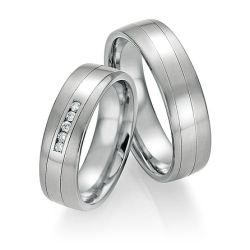 Eksklusive Vielsesringe - Platin Love 10150