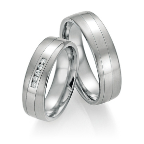 Eksklusive Vielsesringe - Platin Love 10150