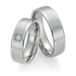 Eksklusive Vielsesringe - Platin Love 10170