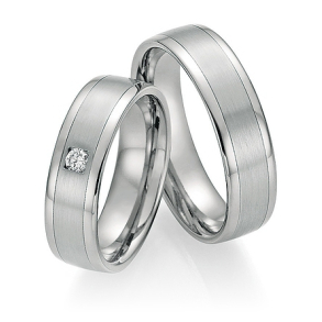 Eksklusive Vielsesringe - Platin Love 10170