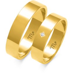 Forgyldte Vielsesringe Simply Love A113F