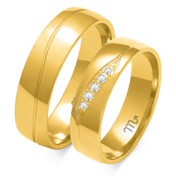 Eksklusive Vielsesringe Simply Love A126