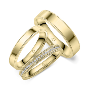 Eksklusive Vielsesringe Elegance A13S1