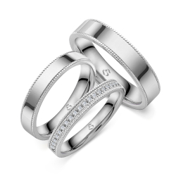 Eksklusive Vielsesringe Elegance A14S1