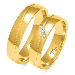 Eksklusive Vielsesringe Simply Love A148