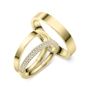 Eksklusive Vielsesringe Elegance A18S1