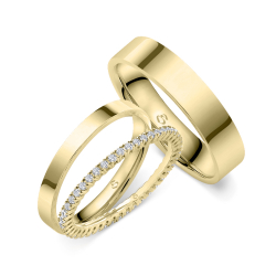 Eksklusive Vielsesringe Elegance A22S1