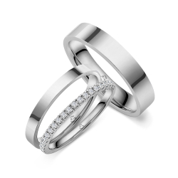 Eksklusive Vielsesringe Elegance A23S1