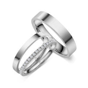 Eksklusive Vielsesringe Elegance A23S1