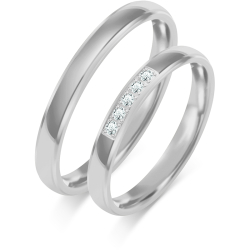 Eksklusive Vielsesringe Simply Love A240-1