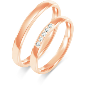 Eksklusive Vielsesringe Simply Love A240-2