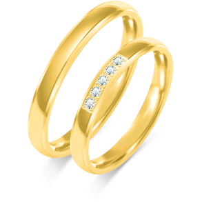 Eksklusive Vielsesringe Simply Love A240