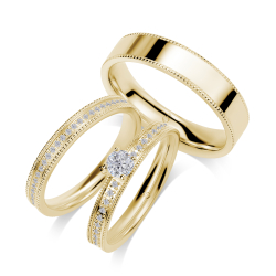 Eksklusive Vielsesringe Elegance A13F