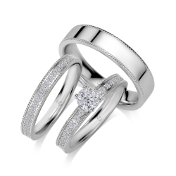 Eksklusive Vielsesringe Elegance A14F