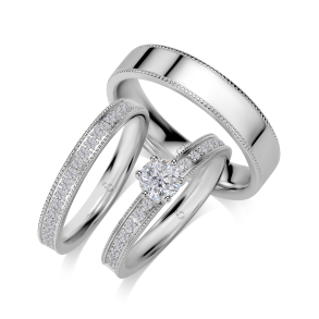 Eksklusive Vielsesringe Elegance A14F