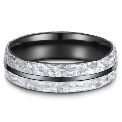 Eksklusive Vielsesringe Black Titanium BT-11