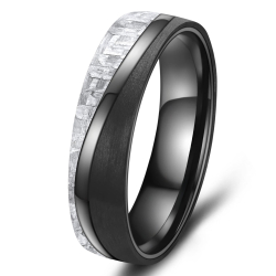 Eksklusive Vielsesringe Black Titanium BT-12