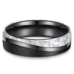 Eksklusive Vielsesringe Black Titanium BT-12